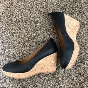 ❣️*NWOT* G.H. Bass & Co Karlie Cork Wedges 6M